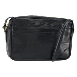 Authentic LOUIS VUITTON Epi Trocadero 23 Shoulder Bag Black M52302 LV